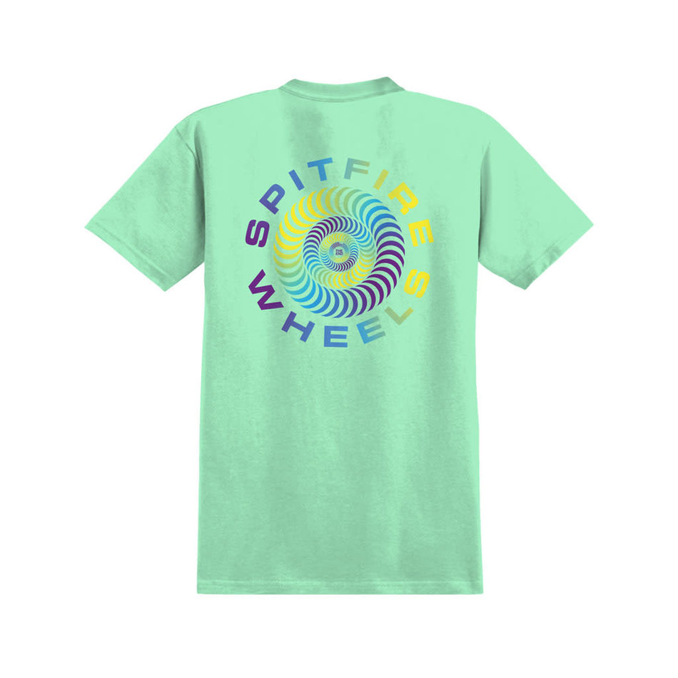 Spitfire Multiswirl Classic 87  T-Shirt Mint Green