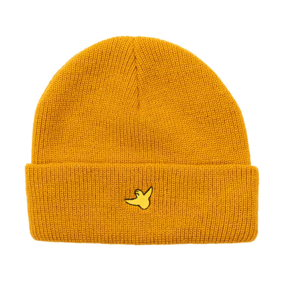 Krooked OG Bird Cuff Beanie British Khaki/Yellow