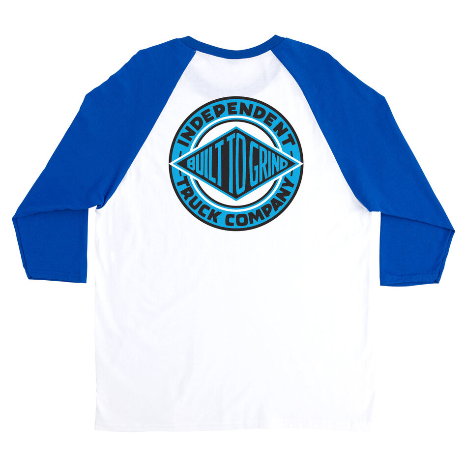 Independent BTG Summit 3/4 Sleeve T-Shirt White/Royal