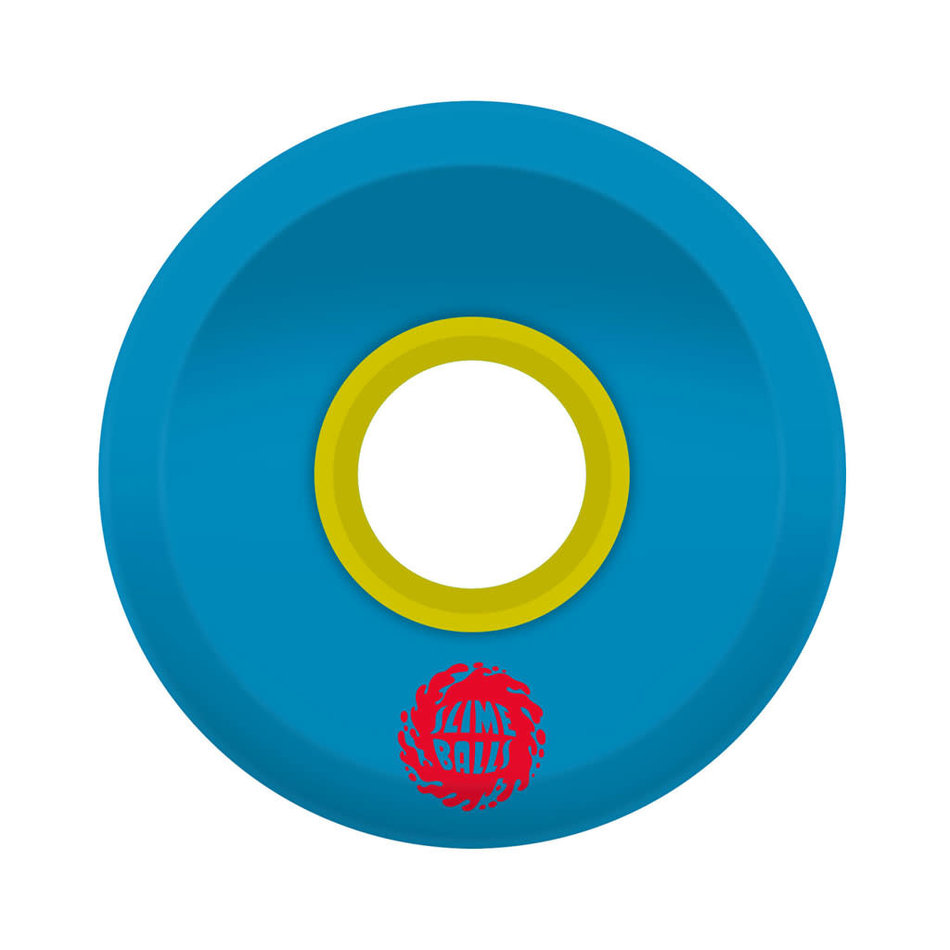 Santa Cruz Slime Ball Flame OG Wheels 78A Blue