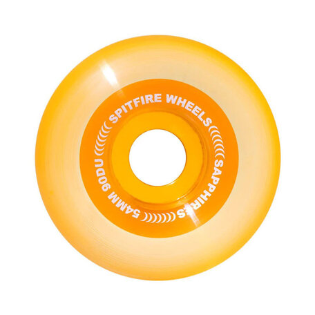 Spitfire Sapphires Clear Radial 90A Wheels Orange