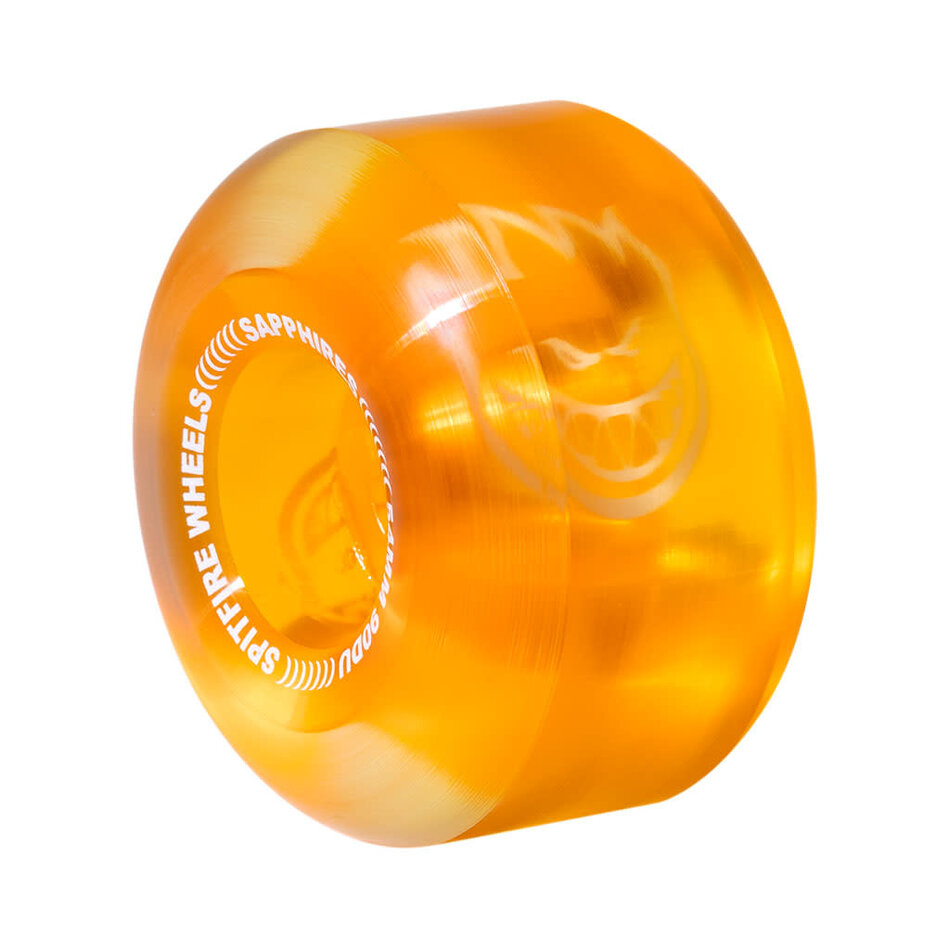 Spitfire Sapphires Clear Radial 90A Wheels Orange