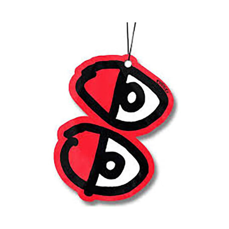 Krooked Eyes Air Freshener Red