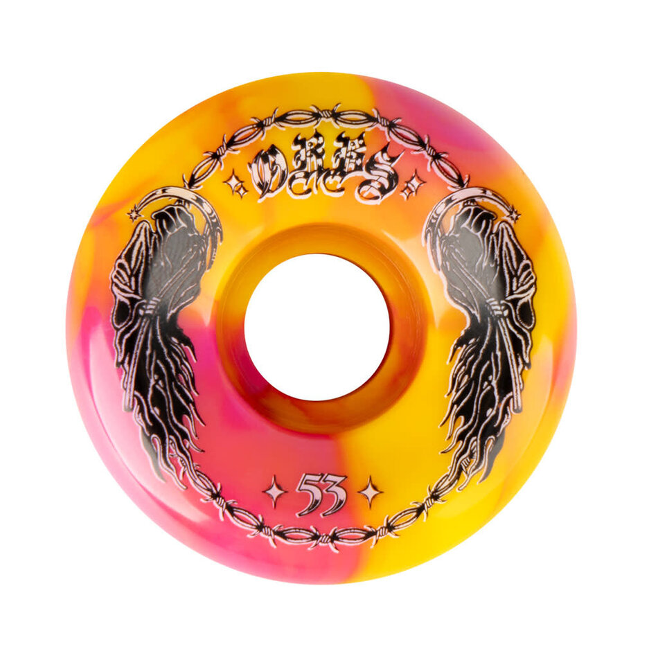 Orbs Specters Swirls 99A Wheels Pink Yellow