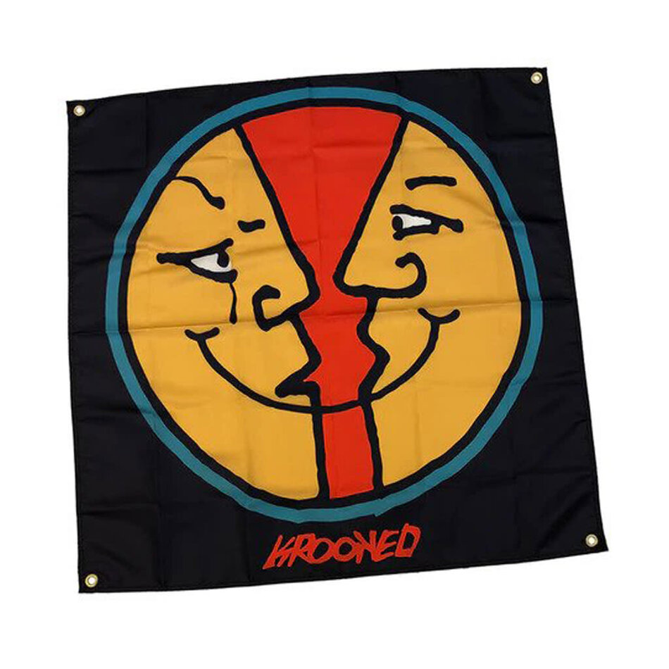 Krooked Moonface Banner 36" x 36"