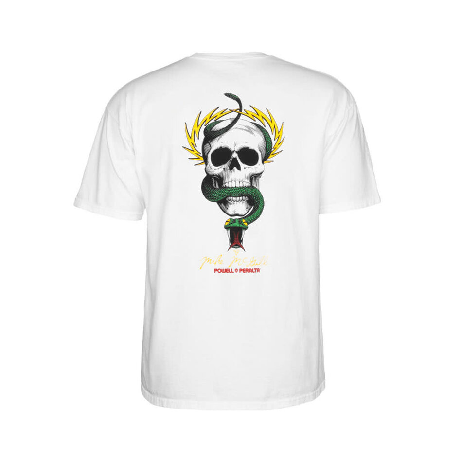 Powell Peralta Mike Mcgill Skull & Snake T-Shirt White