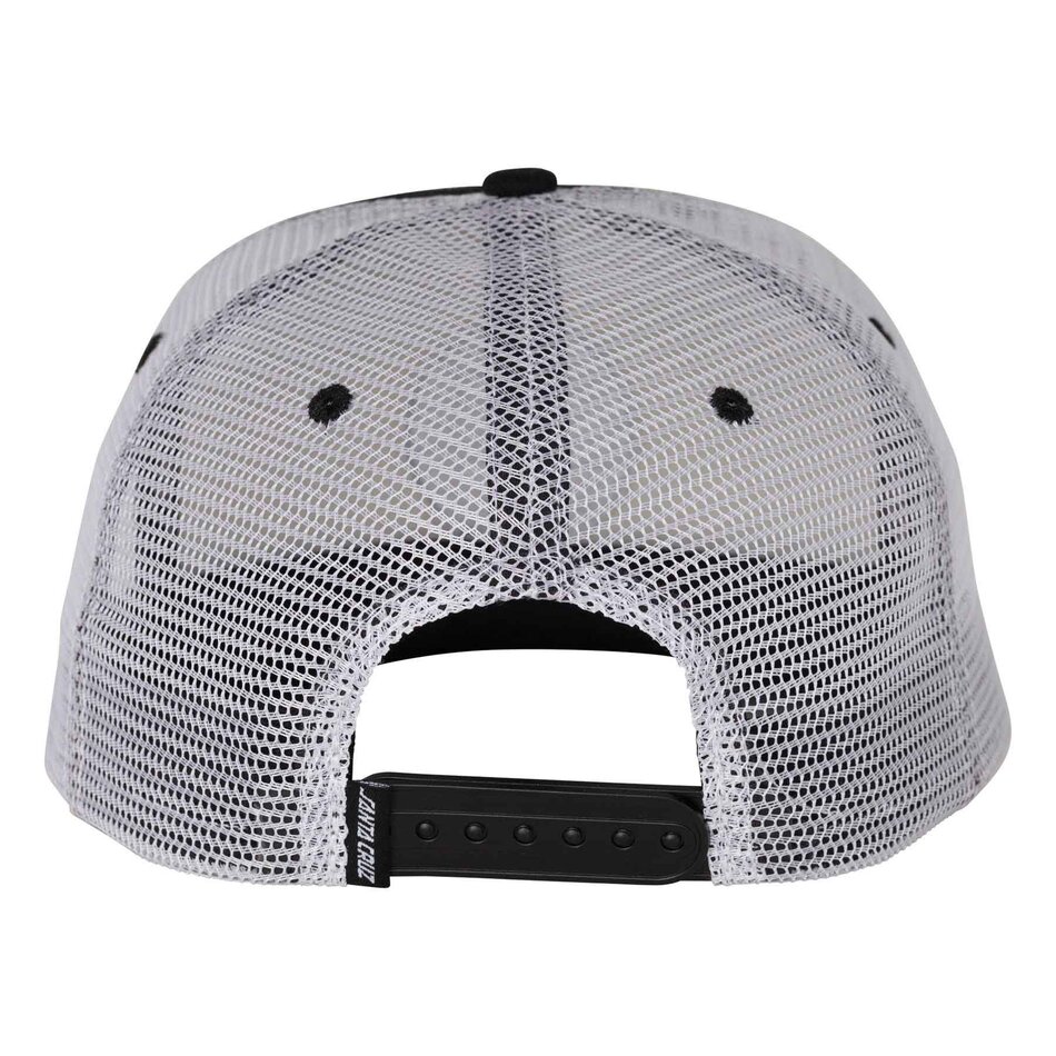 Santa Cruz Screaming 50  Mesh Trucker Hat Black/White