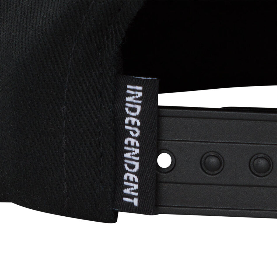 Independent Groundwork Snapback Hat Black