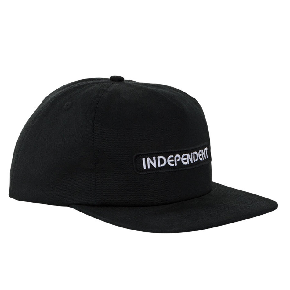 Independent Groundwork Snapback Hat Black