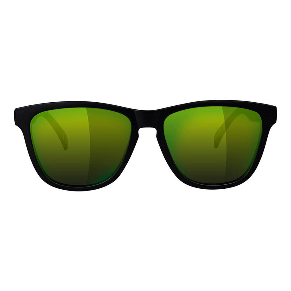 Glassy Deric Polarized Sunglasses Matte Black/Gold Mirror