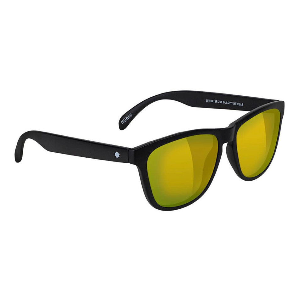 Gloss Black Gold - Jet Black Lens Polarized - Castaway