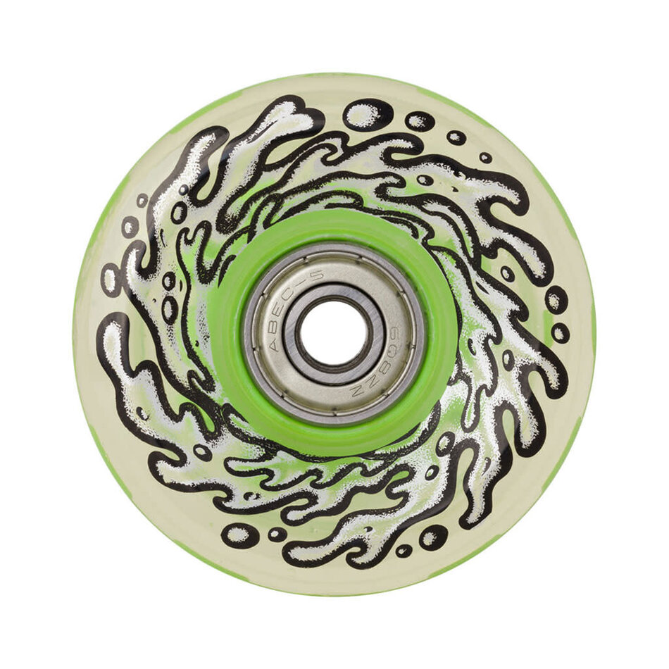 Santa Cruz Slime Ball OG Light Up Wheels w/LED and Bearings