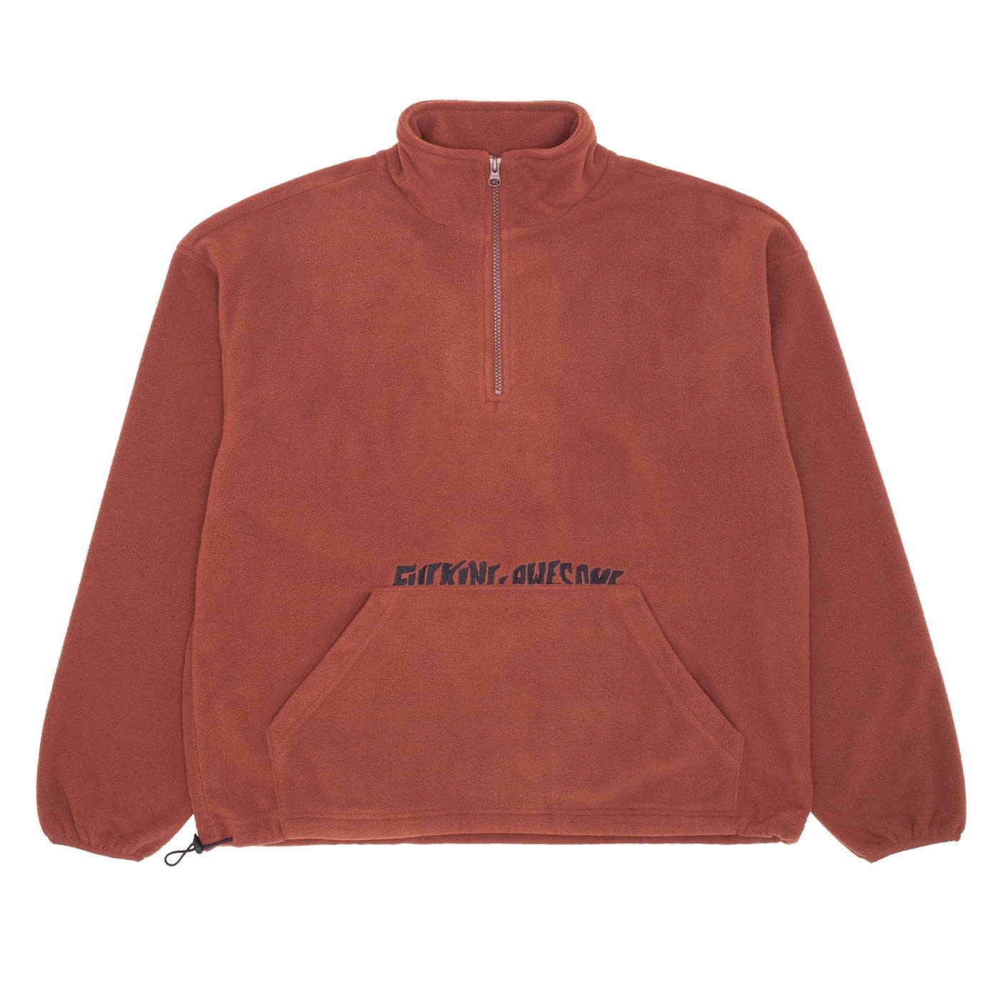 新作【FUCKING AWESOME】Cut Off Quarter Zip Polar Fleece