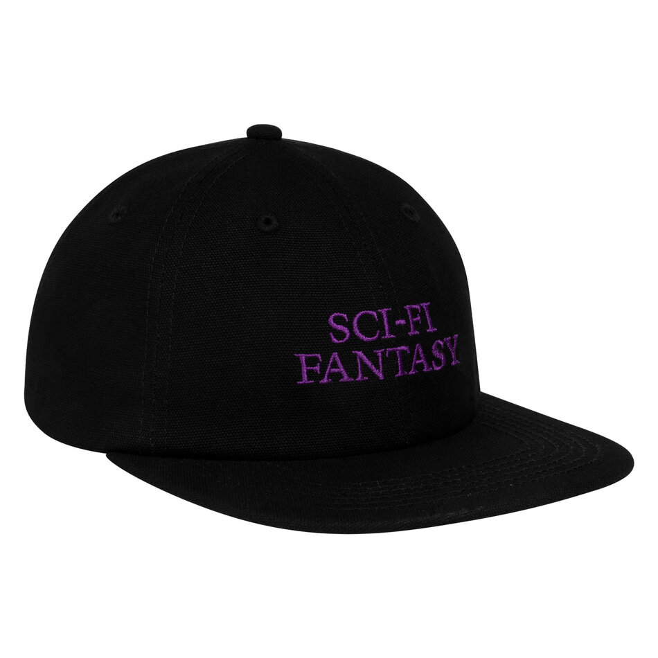 Sci-Fi Fantasy Logo Snapback Hat Black/Purple