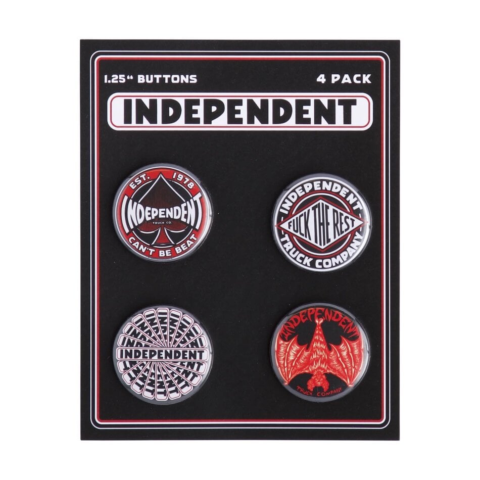 Independent Array 4 Pack Button Set