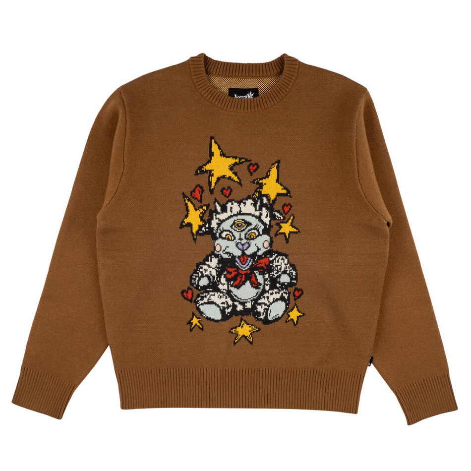 Welcome Lamby Knit Sweater Brown