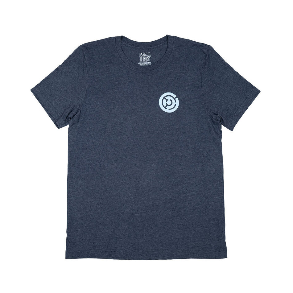 Escapist Clean Laby T-Shirt Heather Navy/Light Blue