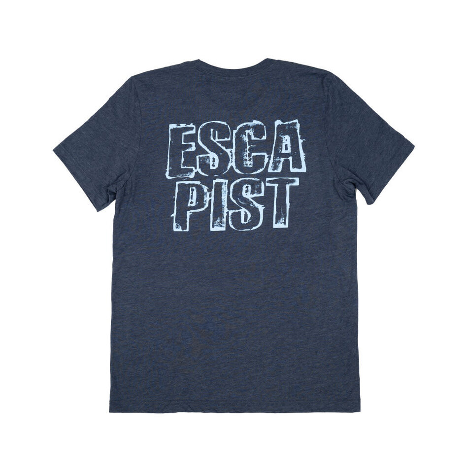 Escapist Clean Laby T-Shirt Heather Navy/Light Blue