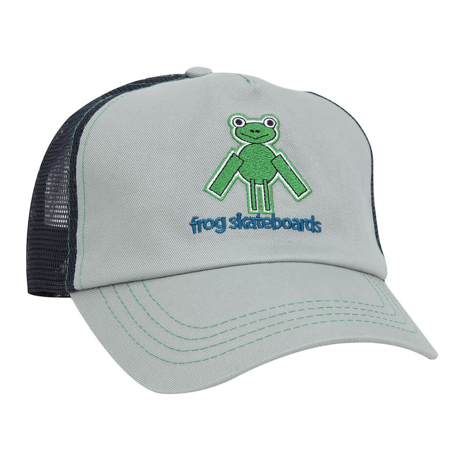 Frog Perfect Frog Snapback Trucker Hat Grey/Navy