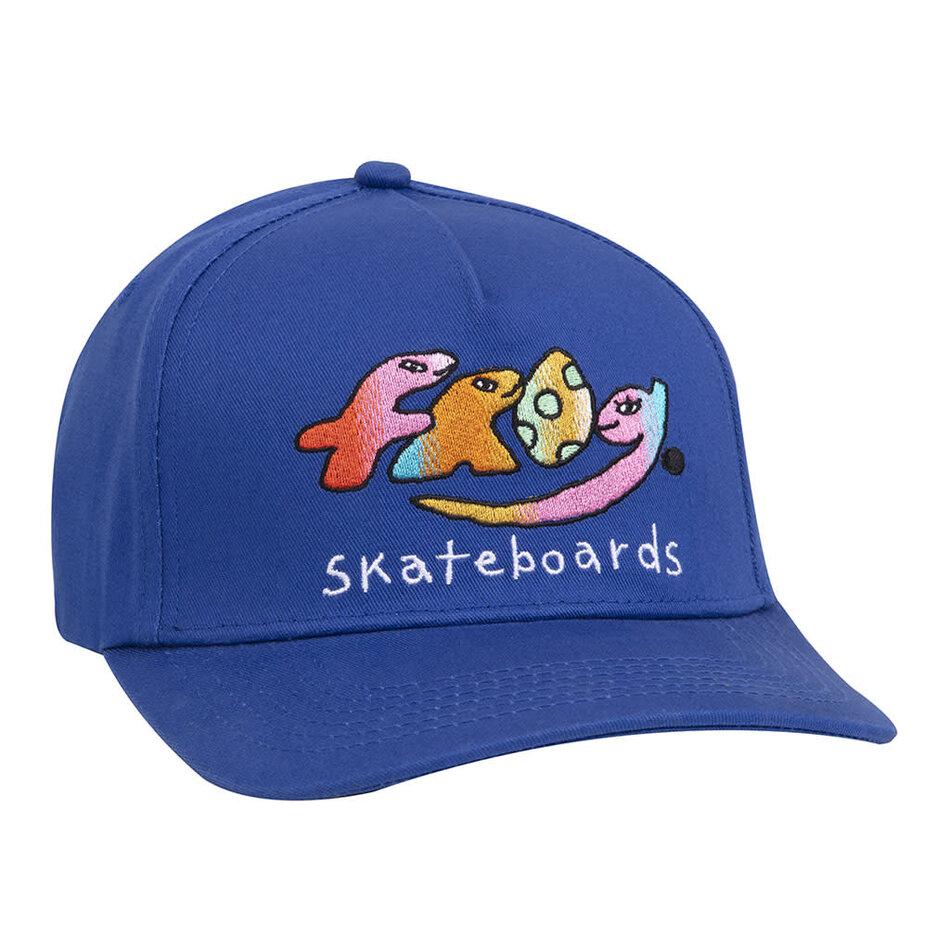 Frog Dino Logo 5-Panel Snapback Hat Royal