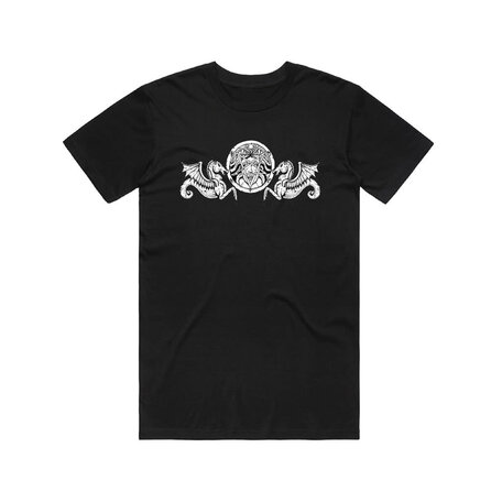 Metal Seahorse T-Shirt Black