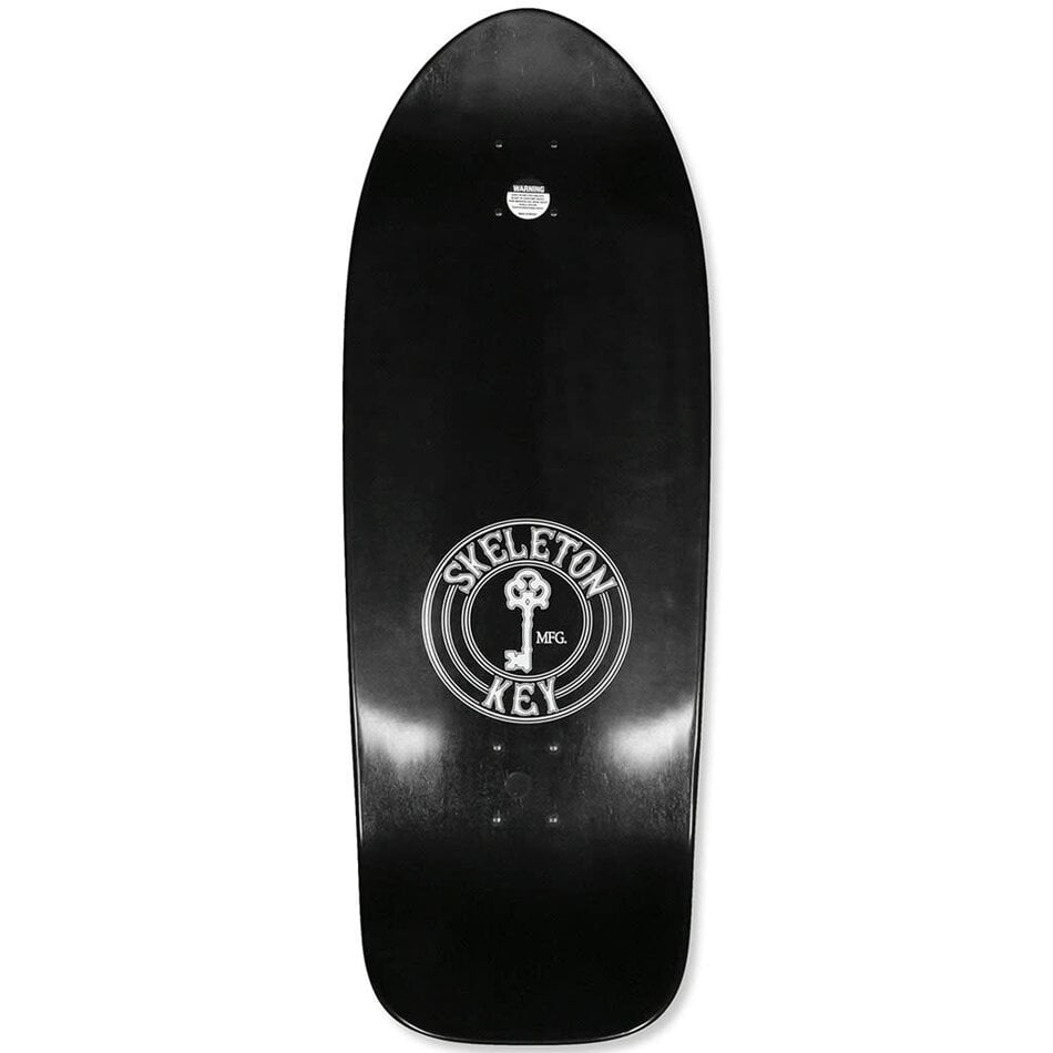 Skeleton Key With All Due Respect Shaped Deck Black Dip