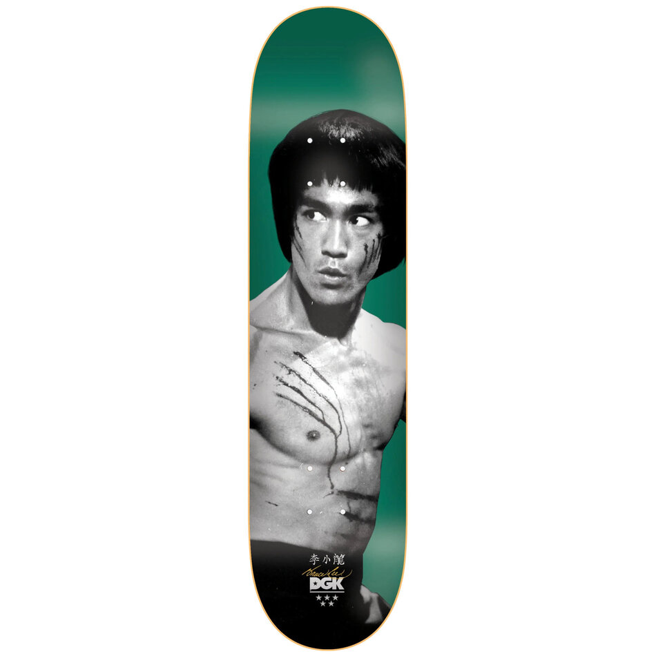 DGK x Bruce Lee Golden Dragon Lenticular Deck Emerald