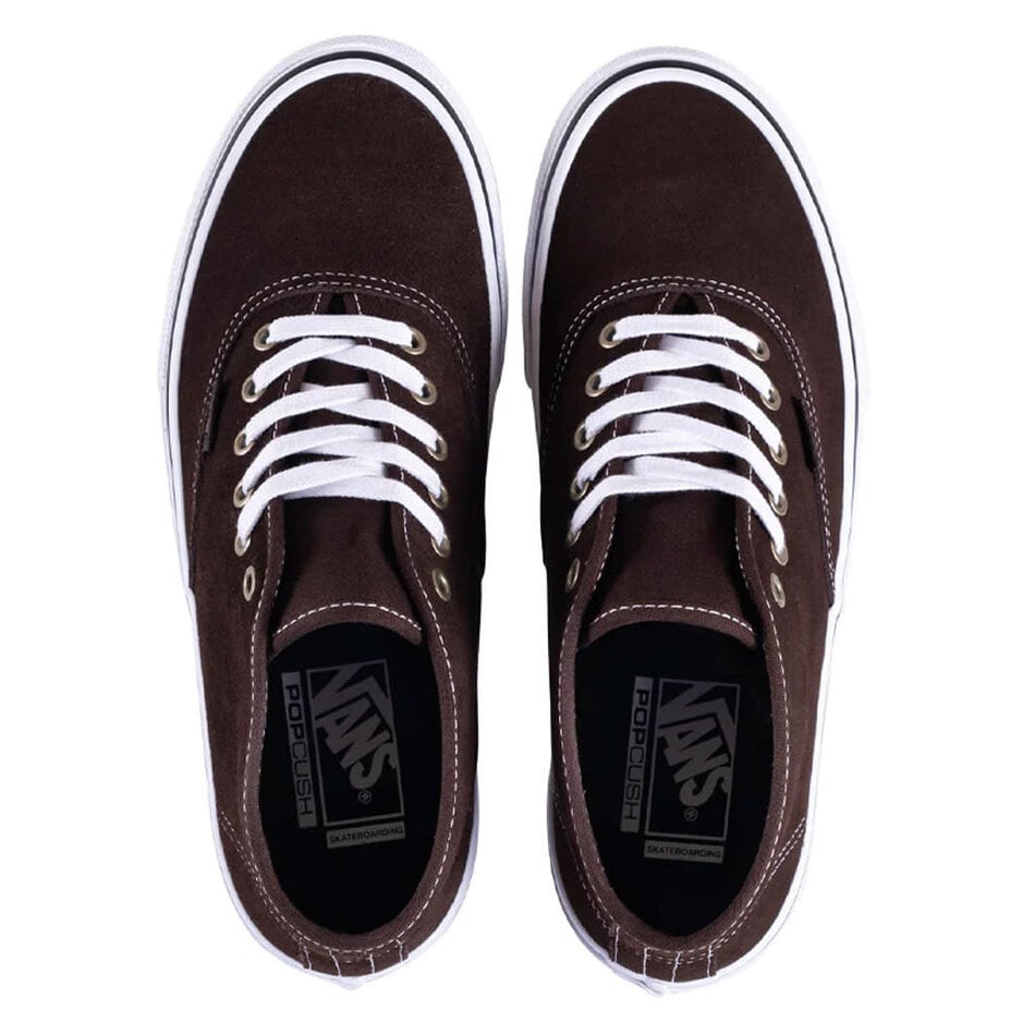 Vans Skate Authentic Mid VCU Dark Brown/White