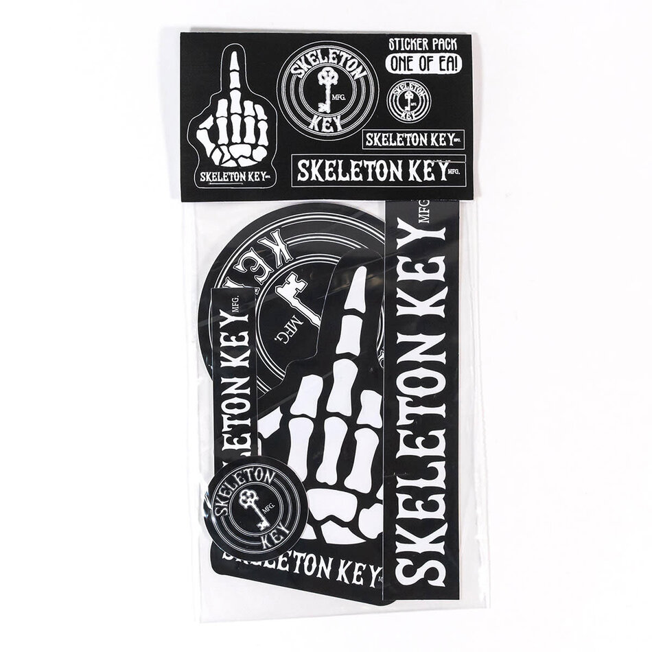 Skeleton Key Stickers 5-Pack
