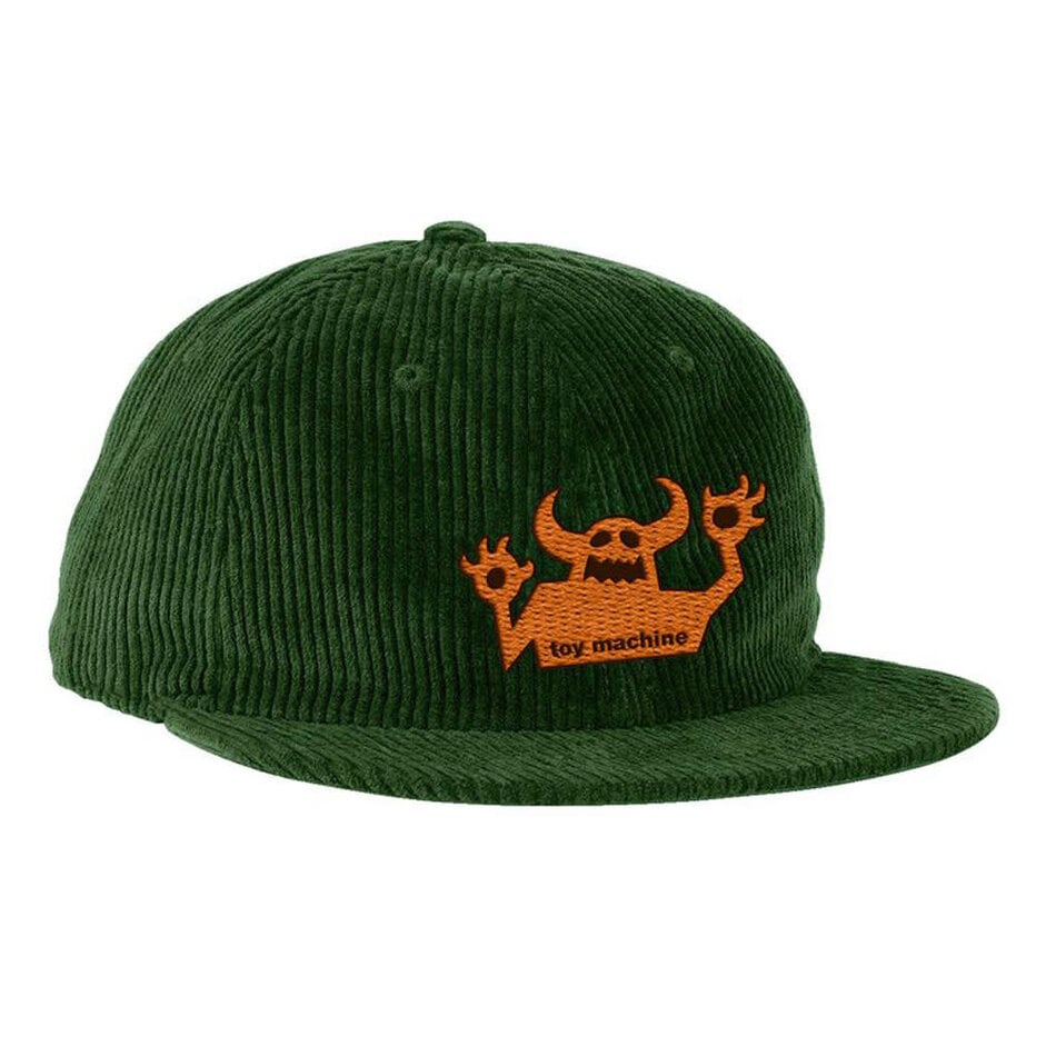Toy Machine Monster Cord Hat Green