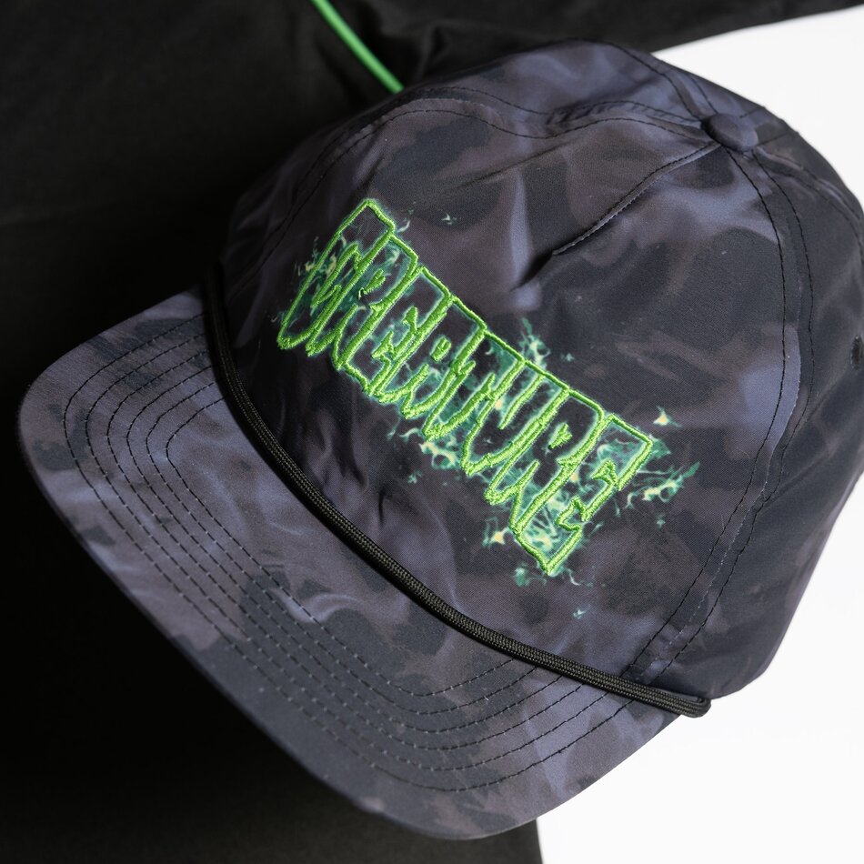 Creature Inferno Snapback Hat Black