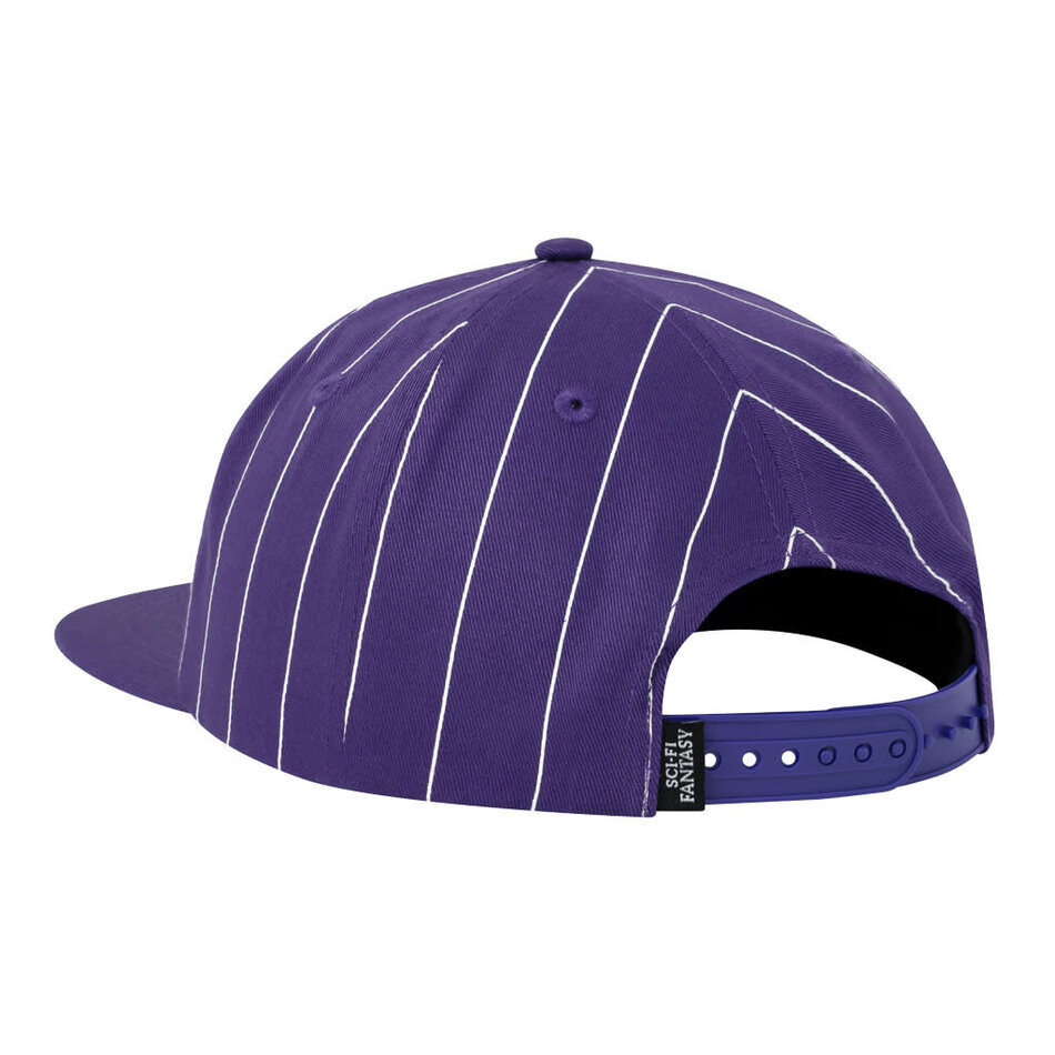 Sci-Fi Fantasy Fast Stripe Snapback Hat Purple