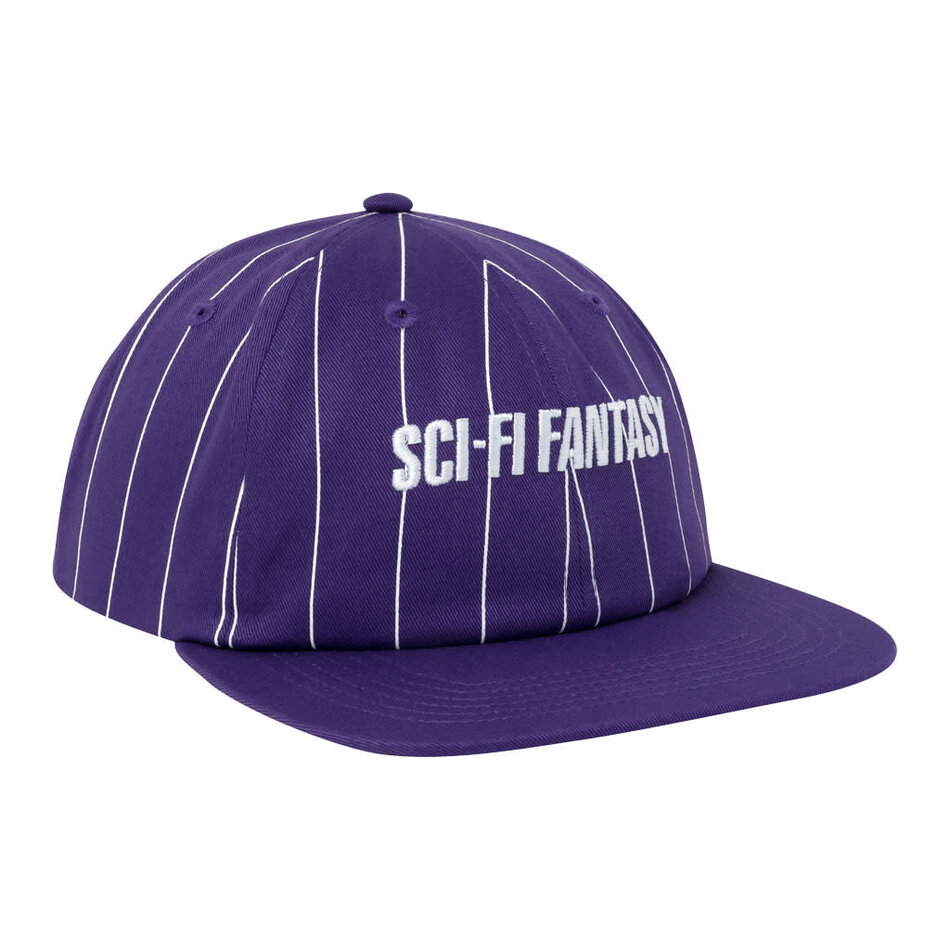 Sci-Fi Fantasy Fast Stripe Snapback Hat Purple