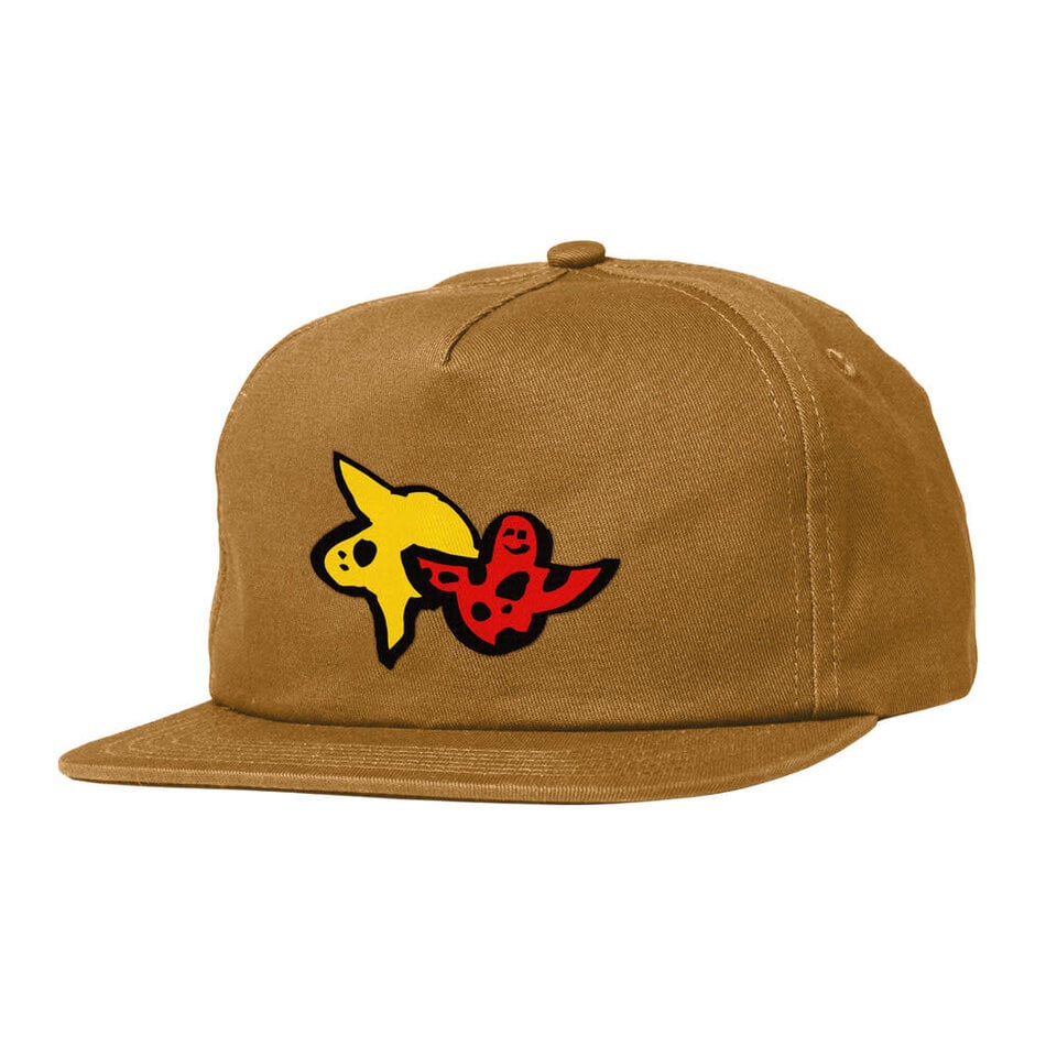 Krooked Ladybug Strapback Hat Tan
