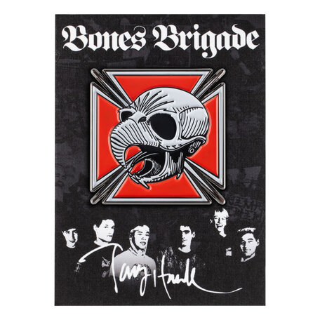 Powell Peralta Hawk Bones Brigade 15 Lapel Pin