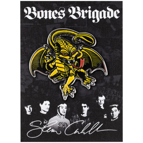 Powell Peralta Caballero Bones Brigade 15 Lapel Pin