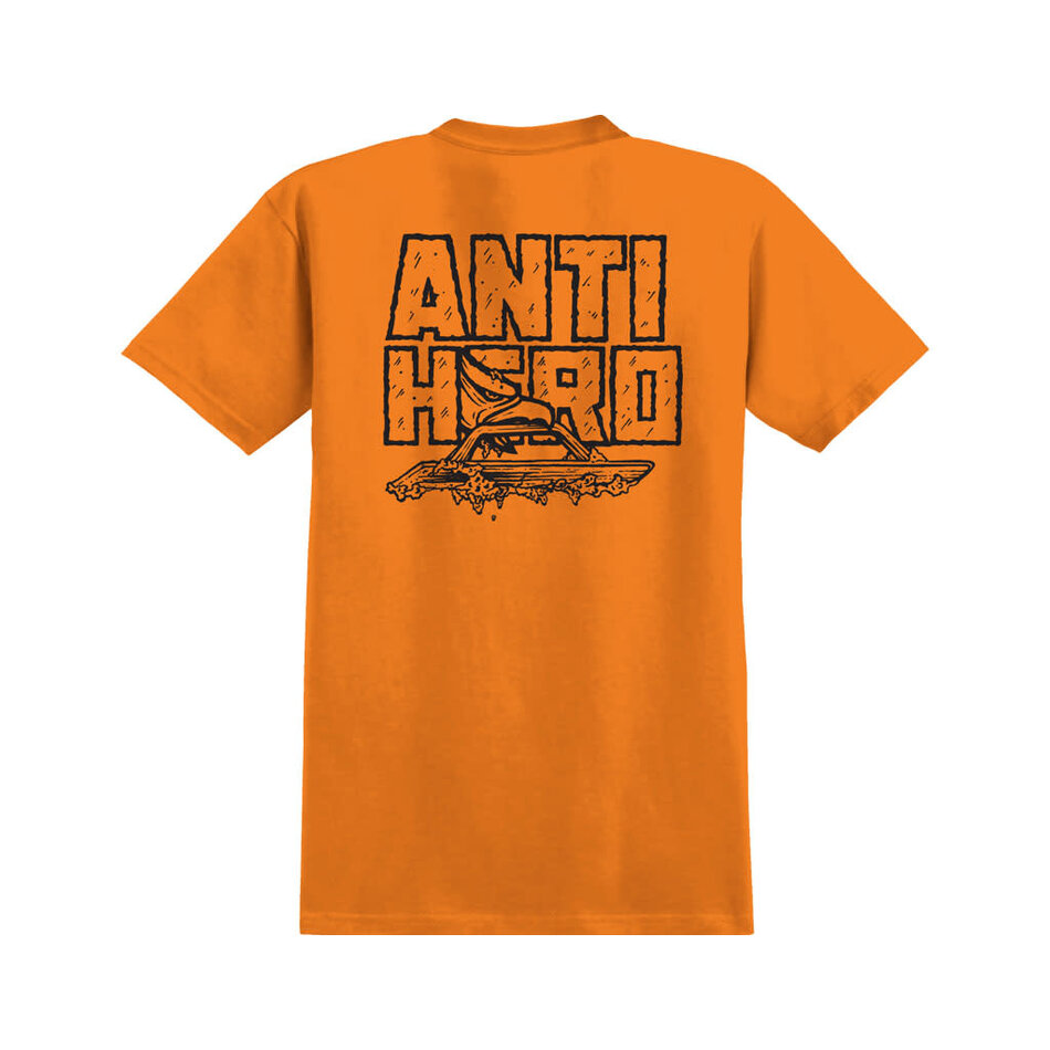 Anti Hero Custom T-Shirt Safety Orange