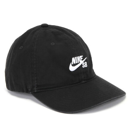 Nike SB Club Strapback Hat Black/White