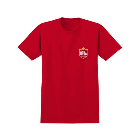 Anti Hero Bottle Cap Pocket T-Shirt Red