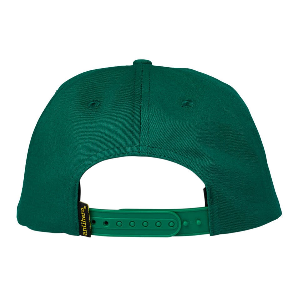 Anti Hero Pigeon Round Snapback Hat Dark Green