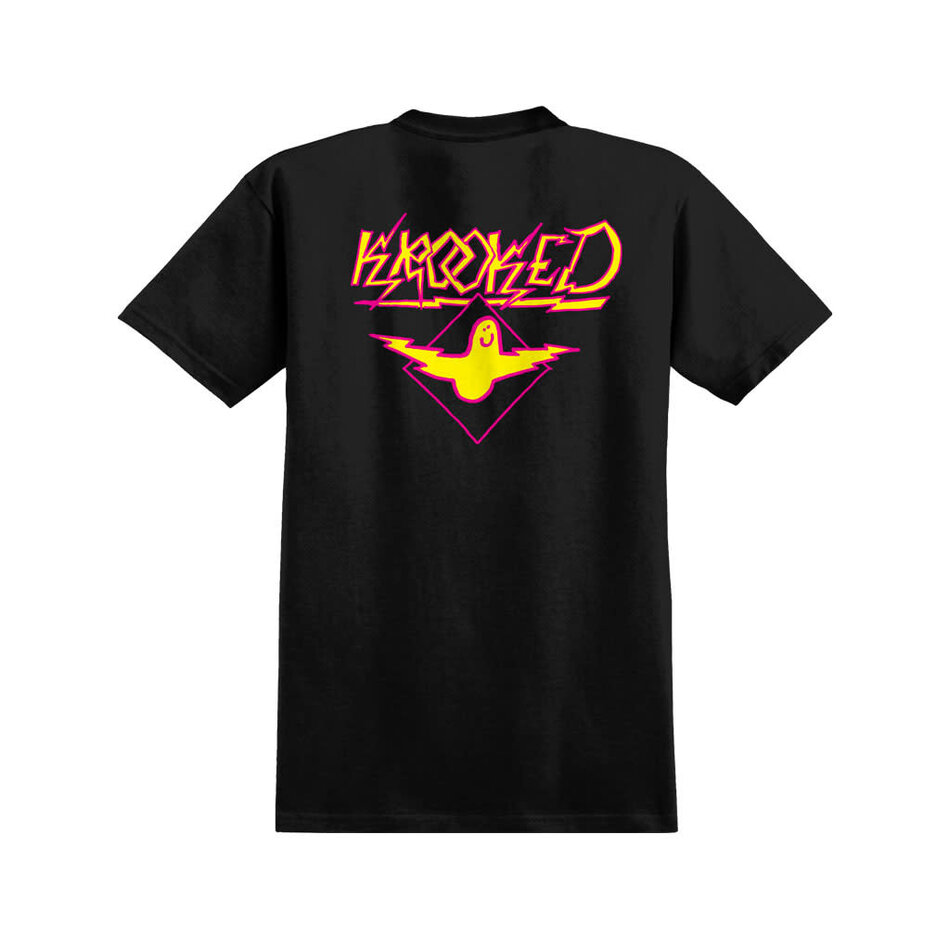 Krooked Bird Lightening T-Shirt Black