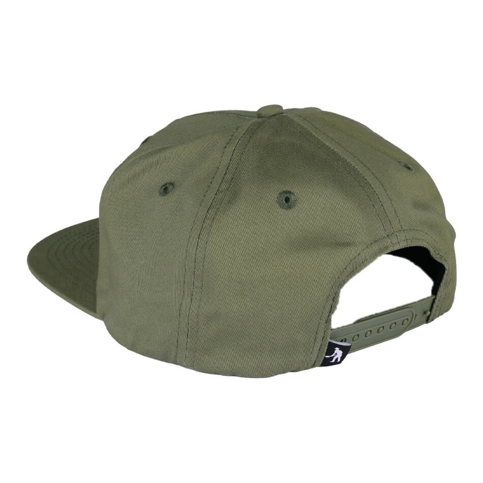 Pass-Port Bloom Workers Snapback Hat Military Green