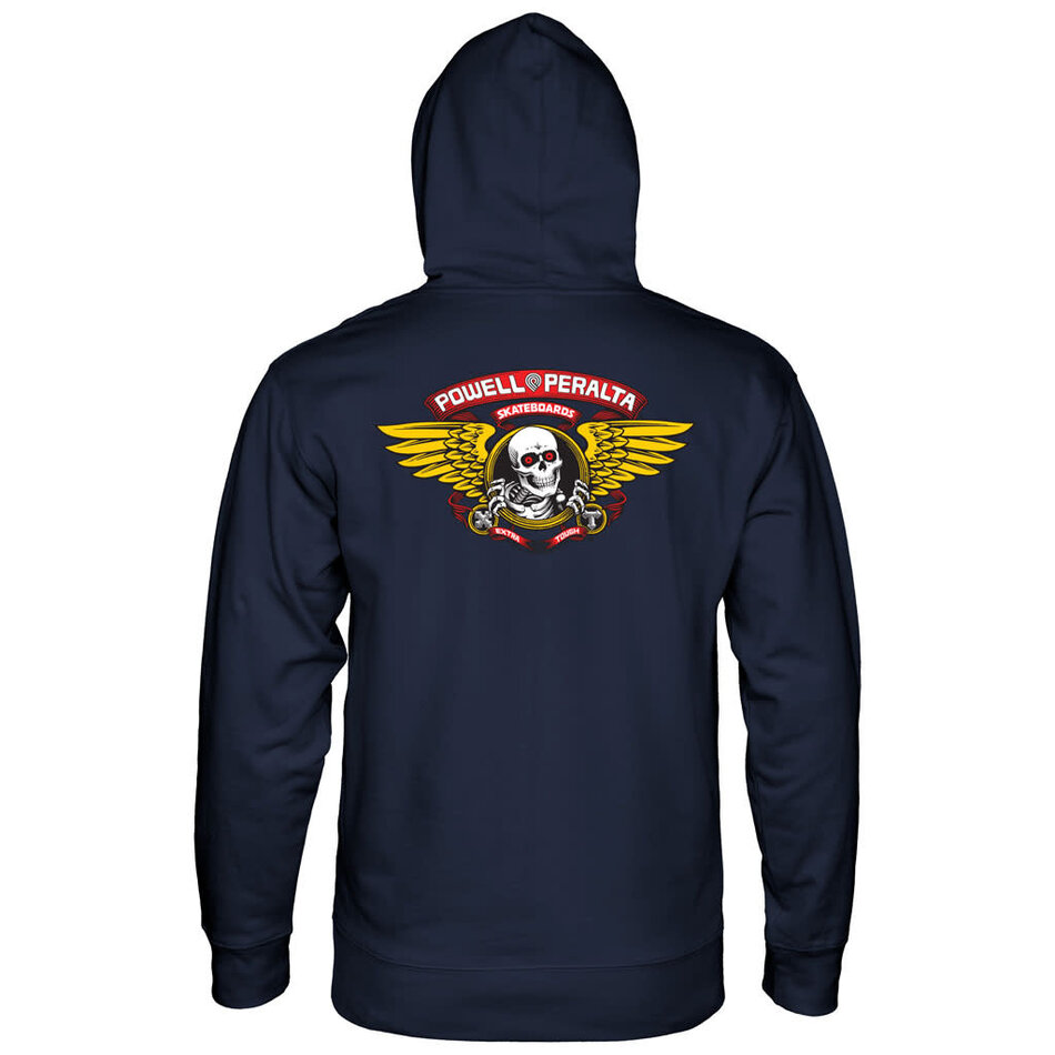 Powell Peralta Winged Ripper Hoodie Navy