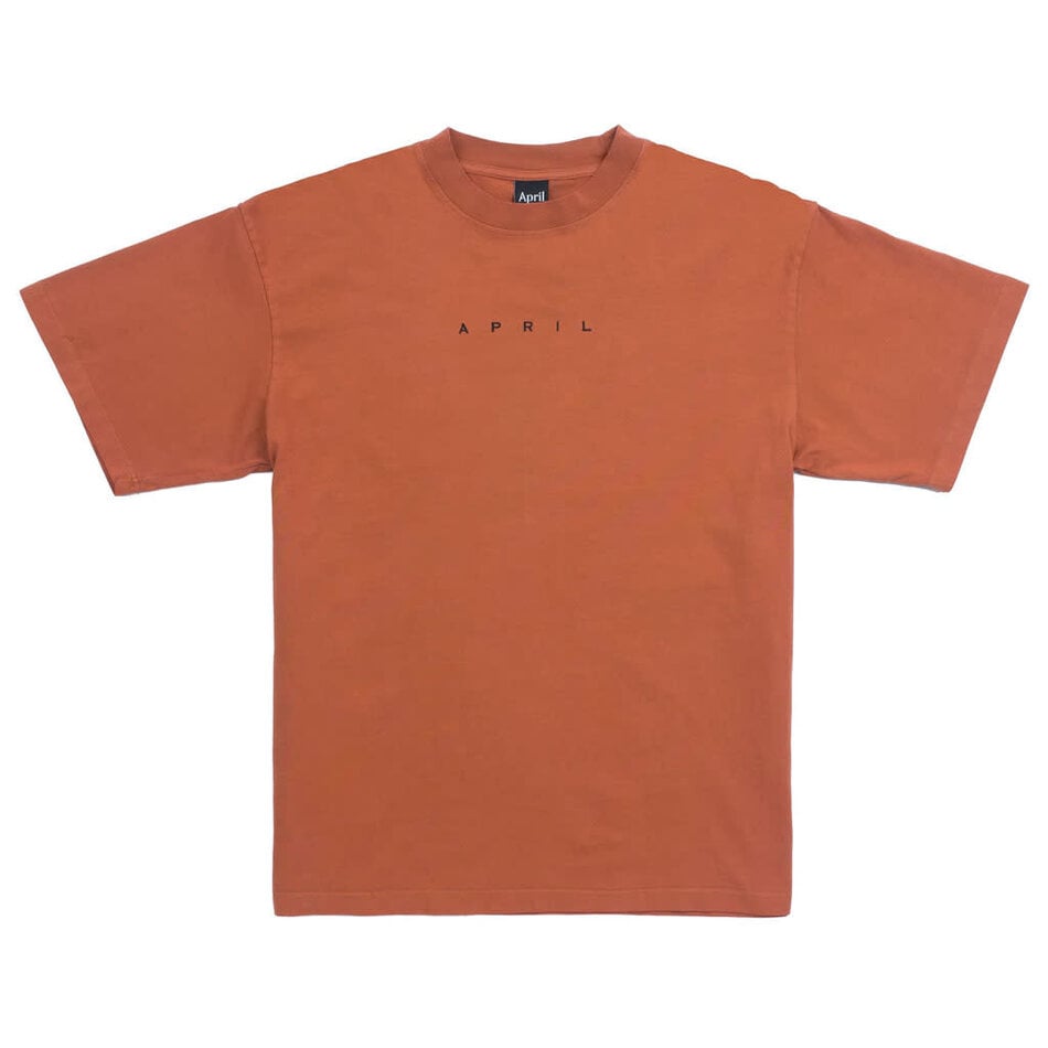 April Emb T-Shirt Orange