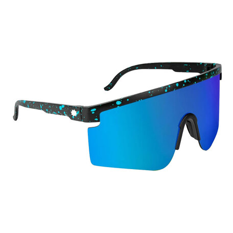 Glassy Mojave Sunglasses Black/Blue Mirror