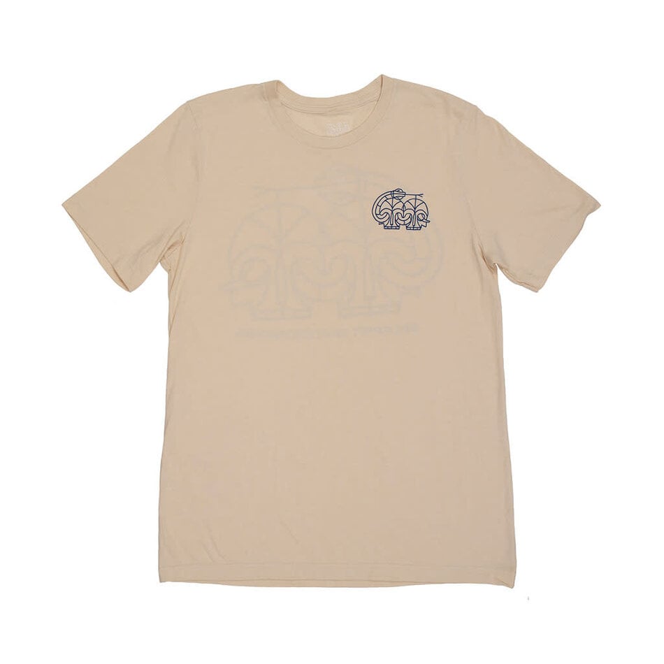 Escapist Snake T-Shirt Heather Soft Cream