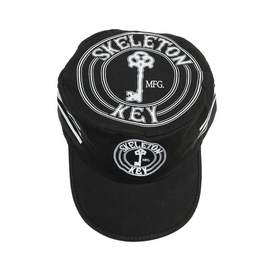 Skeleton Key Old School Painter's Snapback Hat Black