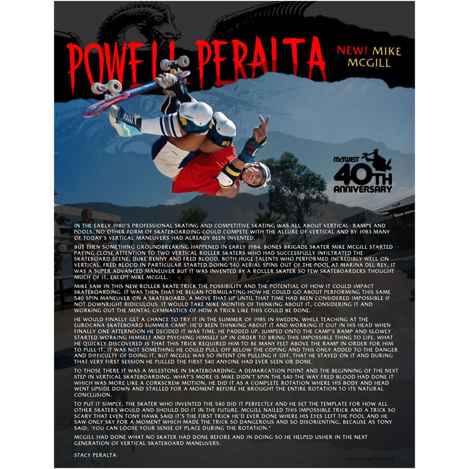 Powell Peralta Mike McGill Skull & Snake 40th Anniversay