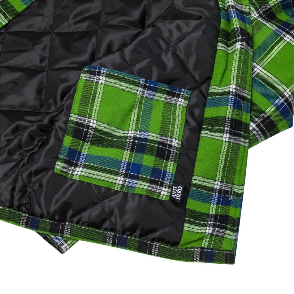 Anti Hero Basic Eagle Flannel Jacket Green/Black