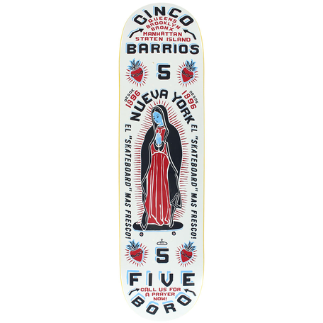 5Boro Cinco Barrios Deck White